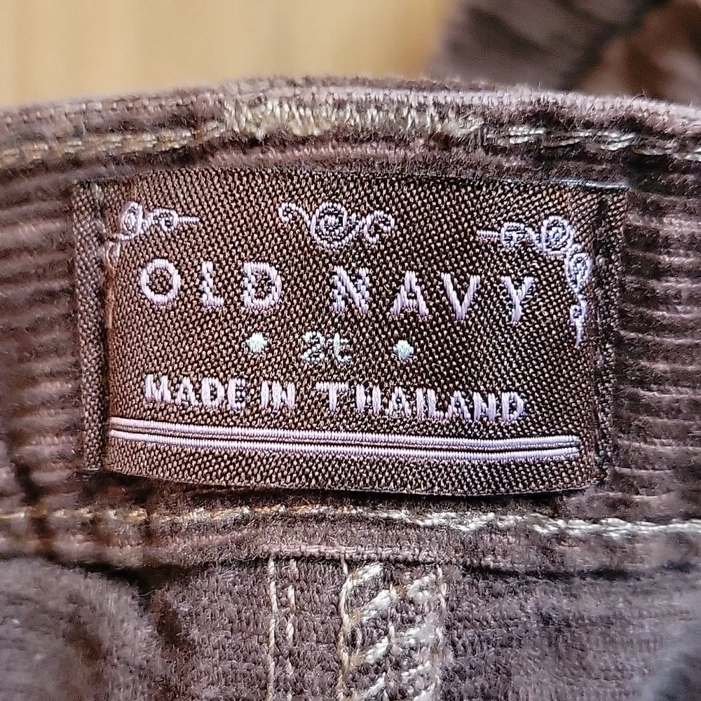 *3/$15* Old Navy Toddler Girl 2T Brown Corduroy Skirt